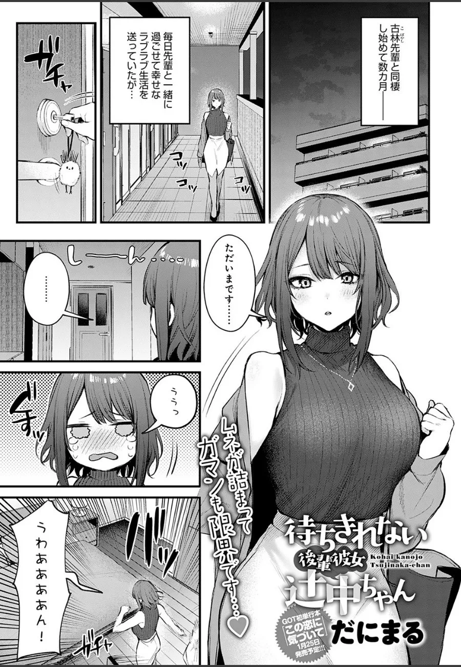 出張中の先輩を思い出してオナニーしてたら、帰宅した本物に見つかった後輩の話