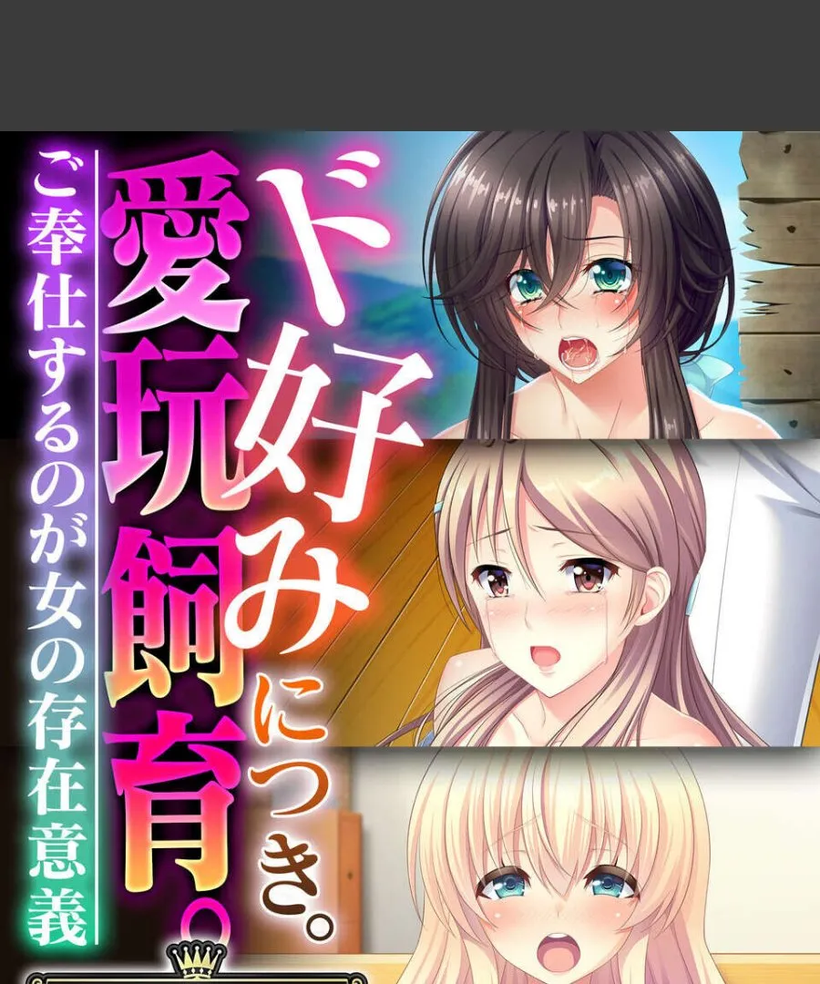 ご奉仕するのが存在意義な3人の女たちを愛玩飼育する俺の毎日